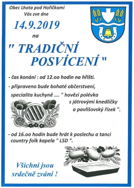 Tradiční posvícení ve&nbsp;Lhotě pod&nbsp;Hořičkami
